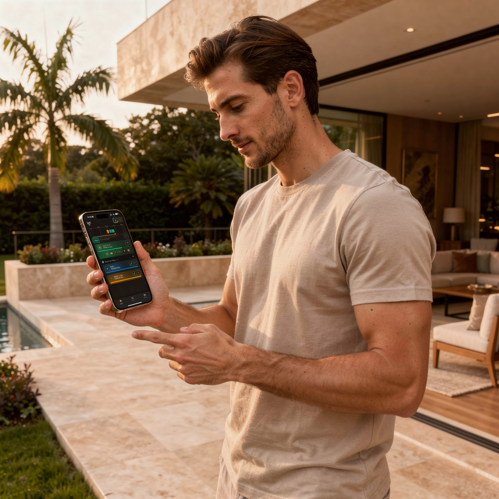 Person using Tactido at their desk